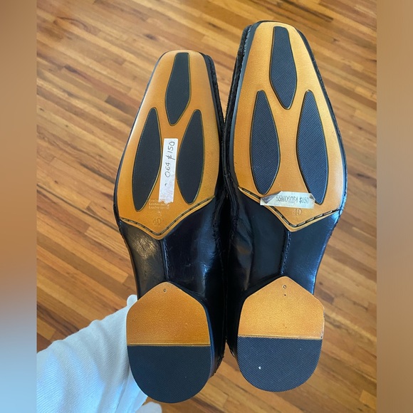 Lace up Black Loafers: Martello Handmade size 40 /9.5 - Picture 4 of 5